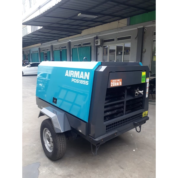 Screw Air Compressor Airman PDS 185 S Secondhand / Recondition 90%
