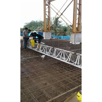 Rental Vibrator Truss Screeder Alat Jidar Ridgit Beton