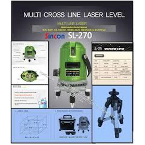 Multi Cross Line Laser Sincon SL 270