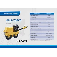 SOIL COMPACTION ROLLER CAPACITY 1 - 2 TON FURD FYLJ 700CS